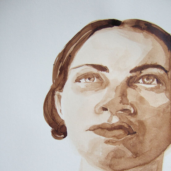 Psyche 010 - 2008 - bister op papier - 40x50 cm 