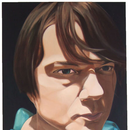 Gem 2 (labradorite, actinolite, Paul) - 2012 - olieverf op canvas- 150x70 cm