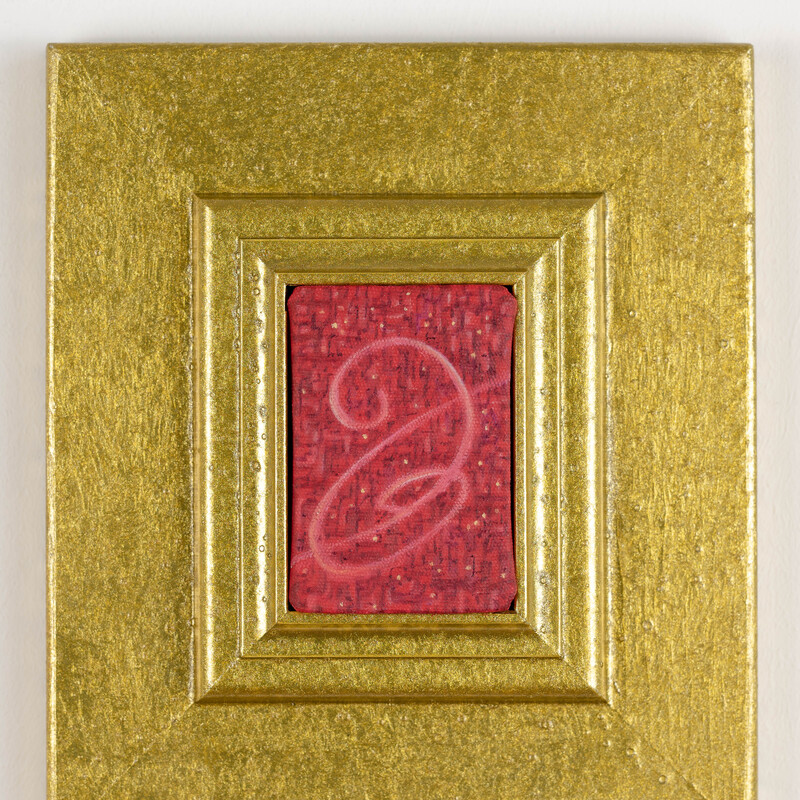 Vertrouwen in Geld - 2025 - 5x7 cm - olieverf op doek