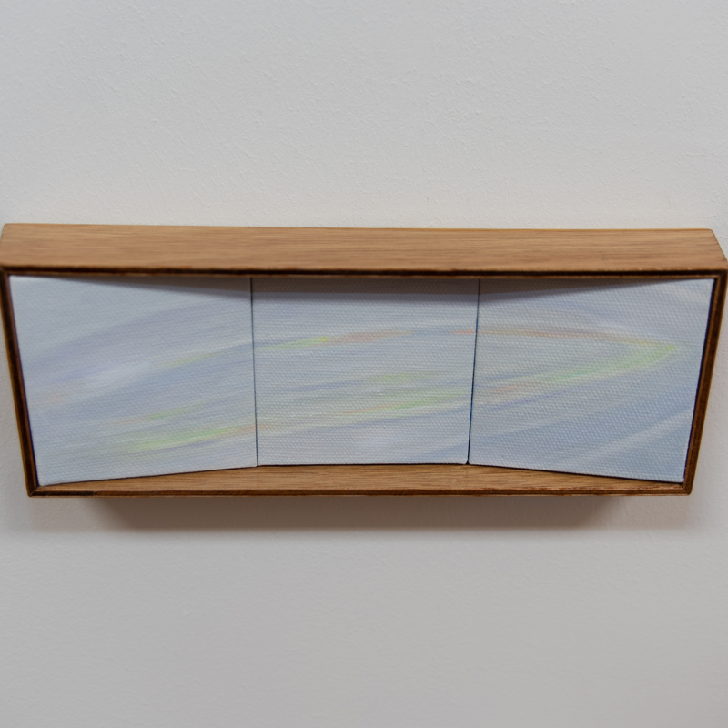 De Vleugel - 2025 - 23x8x4 cm - olieverf op canvas, hout