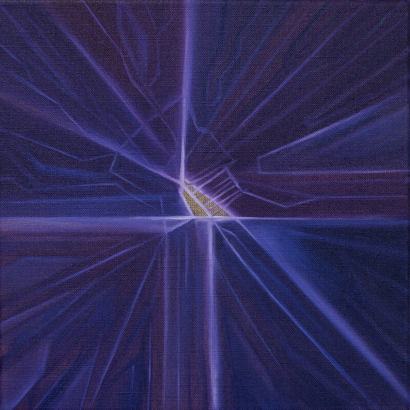 Afstemming 1 - 2026 - 30×30 cm - olieverf op linnen